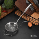 Axyaa Stainless Steel Colander Skimmer Strainer Spoon - Kitchen Utensil