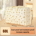 Axyaa Quilt Clothes Storage Box: Foldable, Dust Proof, Non-Woven Organizer