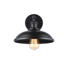Axyaa Industrial Pot Lid Swing Arm Wall Lamp for Home and Hospitality Lighting