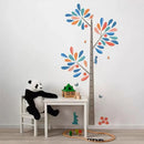 Nordic Kids Height Wall Stickers by Axyaa - Cute Cartoon Measuring Instrument for Bedroom