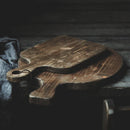 Axya Solid Wood Cutting Board & Tray Set for Food Photography Props