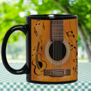 Axyaa Guitar Music Black Coffee Mug - 330ML