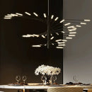 Axyaa Modern Chandelier LED Lights for Home Decor Luxe Luster Fixture