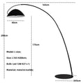 Axyaa Nordic Minimalist Floor Lamp LED Light Luxury for Living Room Bedroom