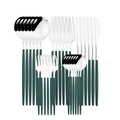 Axyaa 30-Piece Stainless Steel Cutlery Set: Knife, Fork, Spoon, Silverware Flatware Kit