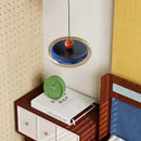Axyaa Round Glass Pendant Light for Corridor Hallway Bedroom and Foyer
