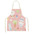 Axyaa Cute Kitten Kitchen Apron for Women and Kids