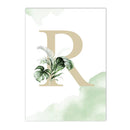Axyaa Jungle Animals Custom Name Wall Art Poster Canvas Painting Nursery Decor