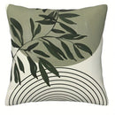 Axyaa Geometric Leaf Pattern Pillowcase: Minimalist Bohemian Decor, Soft and Stylish Sofa Cushion Cover