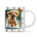 Axyaa 3D Custom Dog Portrait Mug - Perfect Gift for Dog Moms