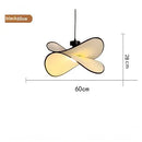 Axyaa Fabric Lamp, French Retro Cream Bedroom Chandelier - Wind Ancient Homestay Style