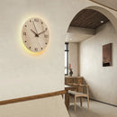 Axyaa LED Travertine Wall Sconce Lamp with Pull Chain Switch