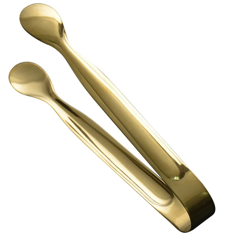 Axyaa Stainless Steel Ice Cube Tongs Kitchen Clamp