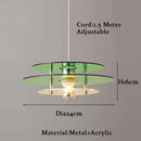 Axyaa Space Age Rainbow Chandelier LED - Nordic Bedside Bar Decor