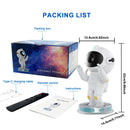 Axyaa Galaxy Astronaut Starry Projector Night Light for Bedroom Kids Birthday Gift