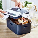 Axyaa Portable Electric Lunch Box Stainless Steel Lunchbox