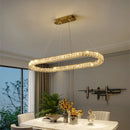 Axyaa Crystal Steel Ceiling Chandelier | Modern Round LED Ceiling Lights for Luxury Home Decor