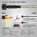 Axyaa Skyline Steel Linear LED Wall Light