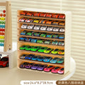 Axyaa Acrylic Toy Car Display Stand Multi-Layer Storage Box for Hot Wheels