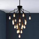Axyaa Nordic Stair Chandelier Living Room Bedroom Dining Room Pendant Lights Ceiling Light