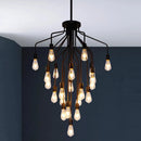 Axyaa Nordic Home Decoration Stair Chandelier Living Room Bedroom Dining Room Pendant Lights Ceiling Light Indoor Lighting
