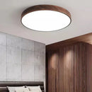 Axyaa Nordic Wooden Ceiling Lamp 23/30/40/50CM LED Lighting Fixtures for Home Décor