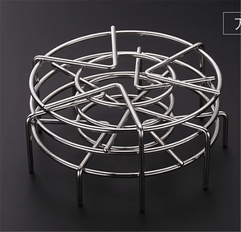 Axya Stainless Steel Steamer Rack for Stock Pot, Multi-Purpose Cooking Stand