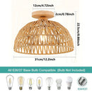 Rustic Bohemian Ceiling Light for Home - Axyaa