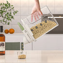 Axyaa Cereal Storage Container with Pour Spout Seal for Dry Food and Pantry Organization