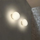 Axyaa Glass Egg Sconces with E27 LED Bulb