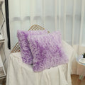 Axyaa Super Soft Faux Fur Throw Pillow Cover for Sofa Bed, 45x45 CM