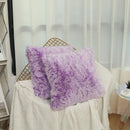 Axyaa Super Soft Faux Fur Throw Pillow Cover for Sofa Bed, 45x45 CM