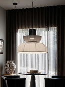 Axyaa Wabi Sabi Cloth Hanging Pendant Chandelier for Cozy Living Room Decor