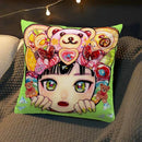 Axyaa Anime Pillow Cover by Chisato Tatumi for Sofa Room Decor and Wedding Gift