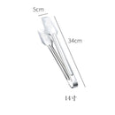 Axyaa Crown Hollow Stainless Steel Food Clip - Non-slip Kitchen Tongs