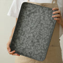 Axya Metal Serving Tray, Embossed Retro Design for Food and Drink Display