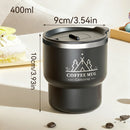 Axyaa Double Wall Stainless Steel Insulated Coffee Mug - Hot/Cold Drink Travel Cup