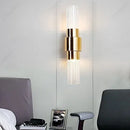 Axyaa LED Glass Wall Lamp Modern Minimalist for Hotel Room Living Corridor Bedroom