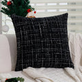 Axyaa Christmas Retro Black Pillowcase 45x45cm for Home Decor