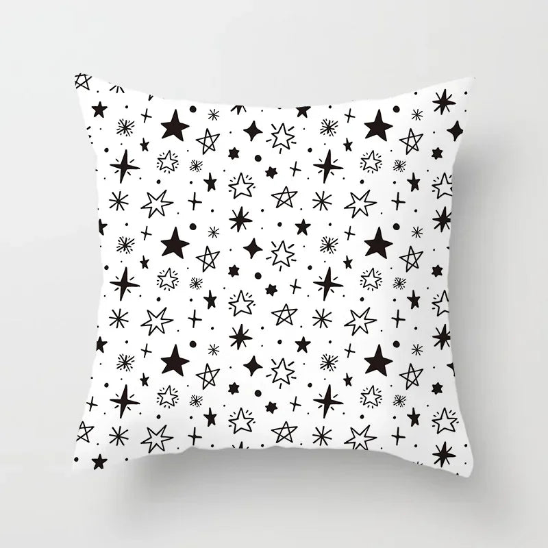 Axyaa Geometric Stripe Printed Pillowcase - Modern Home Decor