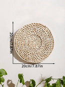 Axyaa Seagrass Wall Hanging Boho Home Decor Handmade Natural Art for Bedroom & Living Room