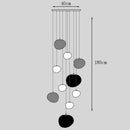 Axyaa Nordic Style Home Decoration Lighting: Living Room & Dining Chandeliers, Staircase Lamps