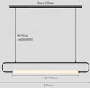 Axyaa Nordic Modern LED Pendant Light Iron Black Gold Chandelier Kitchen Island Bar Fixture