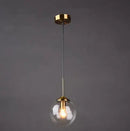 Axyaa Glass Bubble Chandelier: Vintage Industrial Lighting Design for Living, Bedroom, Kitchen Island