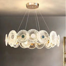 Axyaa Nordic Glass LED Pendant Light for Modern Luxury Living Room, Restaurant & Bedroom