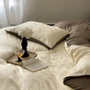 Axyaa Satin Cotton Bedding Set - Soft Duvet Cover Set