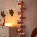 Axyaa Wood Floor Lamp for Master Bedroom and Living Room