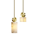 Axyaa Modern Geometric Marble Chandelier Pendant Lighting for Dining Living Study Balcony