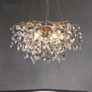 Axyaa Crystal Chandelier Pendant Light for Living and Dining Room