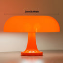 Axyaa Classic Mushroom Table Lamp Modern Design Orange Bedroom Bedside Danish Style